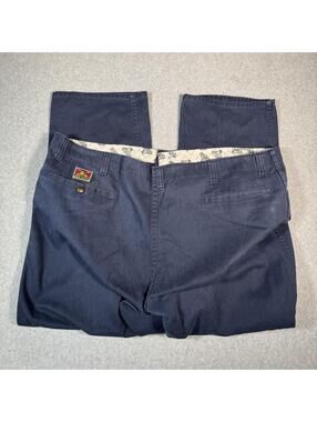 Baggy navy ben Davis canvas pants
